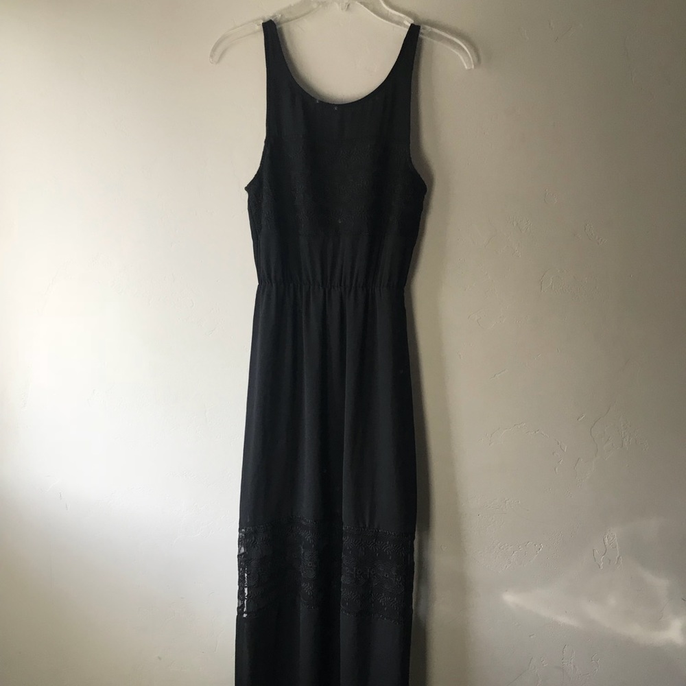 Black Maxi Lace dress